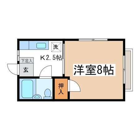 平田駅 徒歩12分 2階の物件間取画像